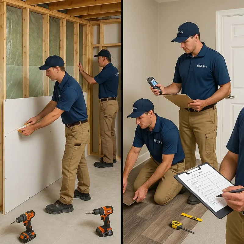Repairs and Reconstruction process in West Point, NY